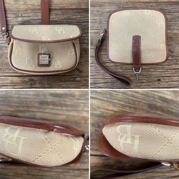 Dooney & Bourke Cloth/Leather Wristlet - Picture 7 of 8